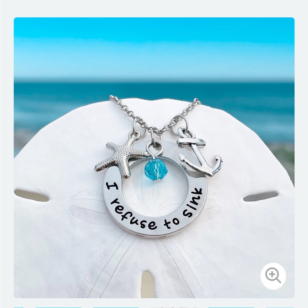 Inspirational charm necklace